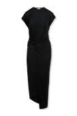 תמונה קידמית של Black Draped Dress