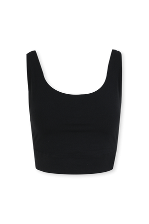 Nike Yoga Luxe Cropped Top in Black NIKE