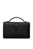 Jet Set SM Leather Smartphone Crossbody Bag in Black MICHAEL KORS