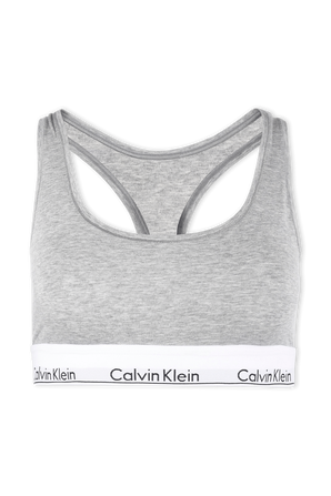 Modern Cotton Bralette in Grey CALVIN KLEIN