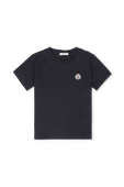 חולצת טי עם לוגו פאץ' - גילאי 5-6 MONCLER KIDS