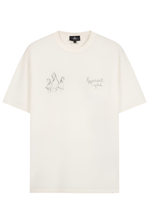 חולצת טי מאויירת אוברסייז REPRESENT