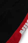 גילאי 2-4 חליפת לוגו באדום ושחור NIKE