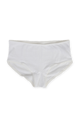 תמונה אחורית של מארז זוג תחתונים בגוון לבן בייסיק חלק - גילאי 2-8