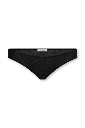 Basic Organic Bikini in Black SKIN