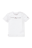 גילאי NB-24 חודשים חולצת לוגו אייקוני בלבן TOMMY HILFIGER KIDS
