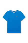 גילאי 2-12 חולצת טי כחולה עם לוגו LACOSTE KIDS