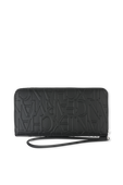 Logomania Wallet in Black ARMANI EXCHANGE