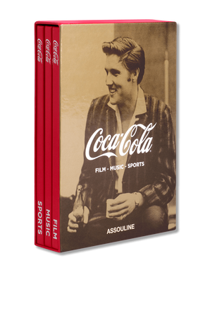 Coca Cola Set of Three Film Music Sports Regular Edition ASSOULINE