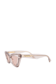 Tinted Lenses Sunglasses in Light Pink image number null BOTTEGA VENETA