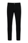 מכנסי ג'ינס שחורים סקיני עם פרחים רקומים DOLCE & GABBANA