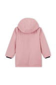תמונה אחורית של מעיל גשם ורוד - גילאי 6-12