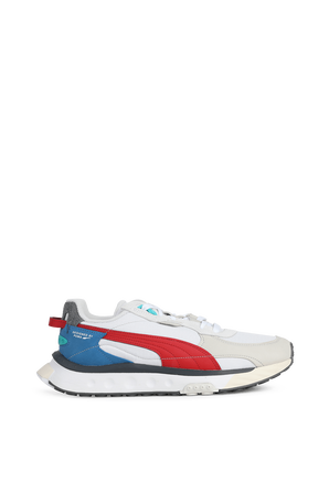 Wild Rider Layers Sneakers in Red Blue and White PUMA