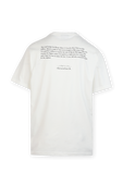 Kevin Print Tshirt in White THROWBACK