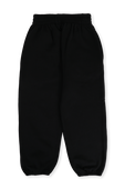 גילאי 4-8 מכנסי טרנינג עם לוגו בצבע שחור BALENCIAGA KIDS