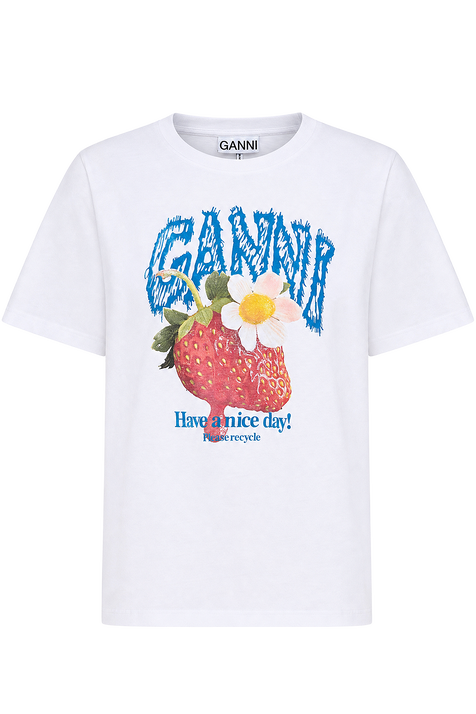 חולצת טי בגזרה ישרה GANNI