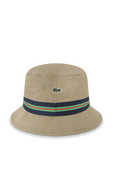 כובע באקט עם רקמה LACOSTE