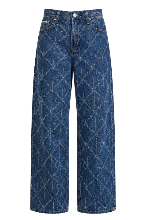 מכנסי ג'ינס בגזרה משוחררת CALVIN KLEIN