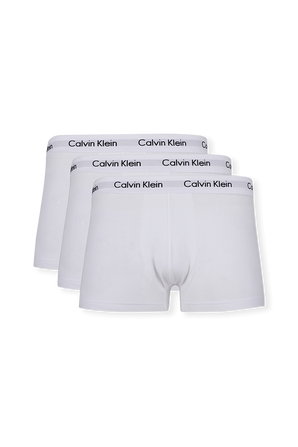 3P Low Rise Trunk in White CALVIN KLEIN