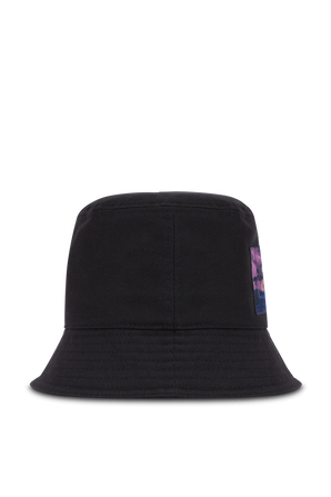 כובע באקט עם הדפס בגוון שחור VALENTINO