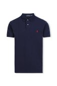 Slim Fit Polo Shirt in Navy and Red POLO RALPH LAUREN
