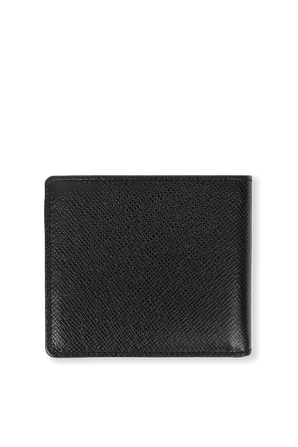 Signature Grainy Leather Wallet In Black&nbsp; BOSS