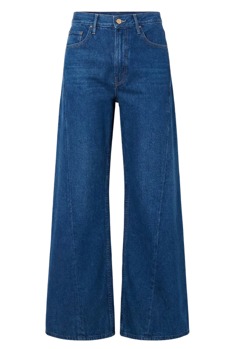 מכנסי ג'ינס בגזרה רחבה