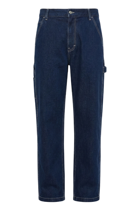 מכנסי ג'ינס בגזרה ישרה CALVIN KLEIN