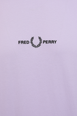 חולצת טי עם לוגו רקום FRED PERRY