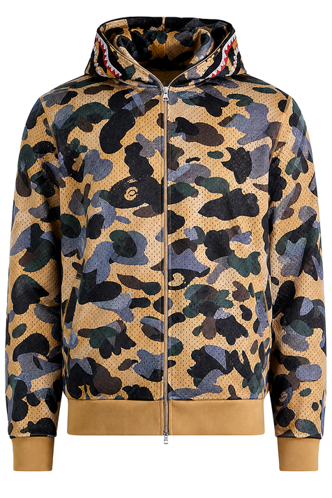 קפוצ'ון קמופלאז' כריש BAPE