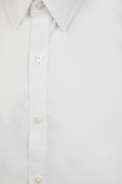 חולצה מכופתרת לבנה ארוכה מכותנה MICHAEL KORS