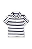 חולצת פולו פסים עם לוגו רקום - גילאי 18-36 חודשים PETIT BATEAU