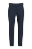 מכנסיים מחויטים בגוון כחול נייבי BOSS