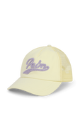 כובע בייסבול בגוון שמנת עם לוגו פאץ' PALM ANGELS KIDS