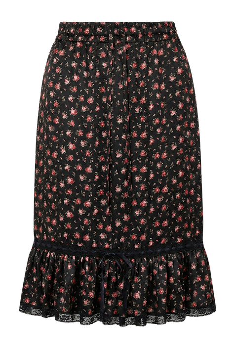 חצאית משי מידי DOLCE & GABBANA