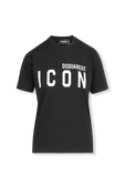 Icon Print Classic Tshirt in Black DSQUARED2