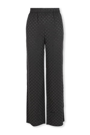 מכנסיים עם הדפס לוגומאני בגוון שחור MICHAEL KORS