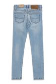 גילאי 5-7 מכנסי ג'ינס בשטיפה כחולה בהירה POLO RALPH LAUREN KIDS