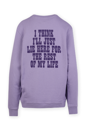 סווטשירט סנופי בצבע סגול MARC JACOBS