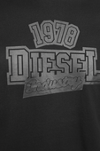 חולצת טי סלים עם לוגו בצבע שחור DIESEL