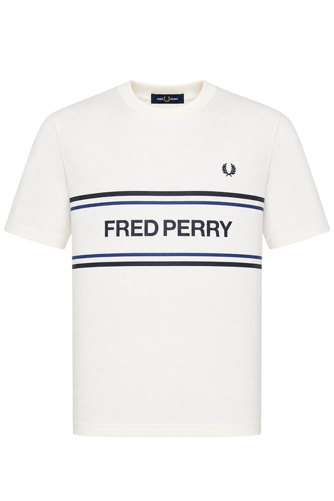חולצת טי בגזרה ישרה FRED PERRY