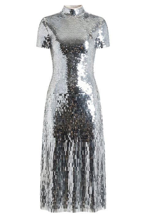 שמלת מידי פאייטים SELF-PORTRAIT