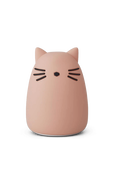 מנורת לילה חתול בגוון ורוד LIEWOOD