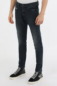 מכנסי סקיני ג'ינס בצבע אפור כהה DIESEL