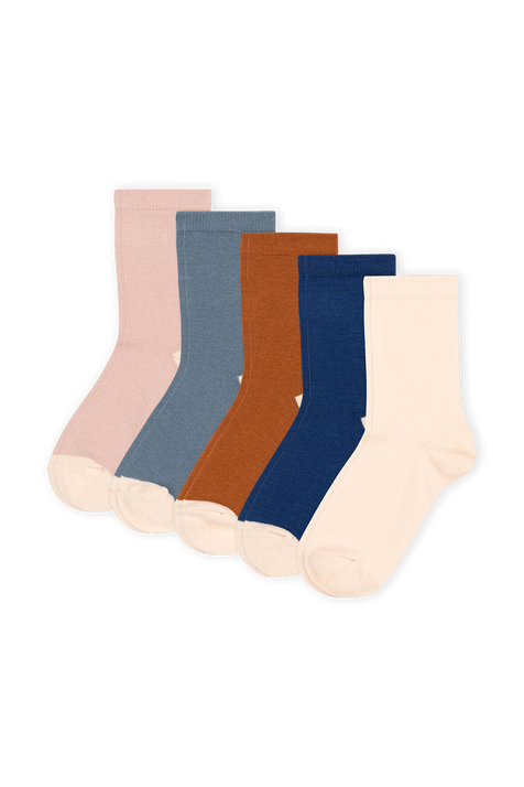 מארז חמישה זוגות גרביים צבעוניים - גילאי 4-16 PETIT BATEAU