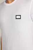 חולצת טי עם לוגו מטאלי DOLCE & GABBANA