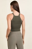 תמונת דוגמן אחורית של Seamless Training Strappy Racerback Tank Top
