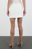 Organic Cotton Mini Skirt in White AZ FACTORY
