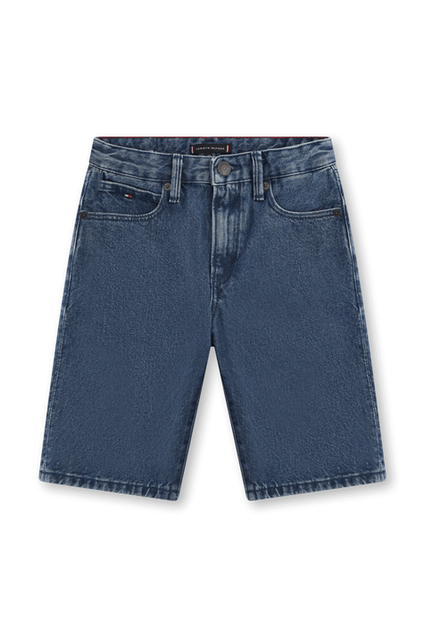 מכנסי ג'ינס קצרים - גילאי 8-16 שנים TOMMY HILFIGER KIDS