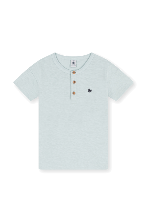 חולצת טי עם כפתורים - גילאי 3-5 שנים PETIT BATEAU